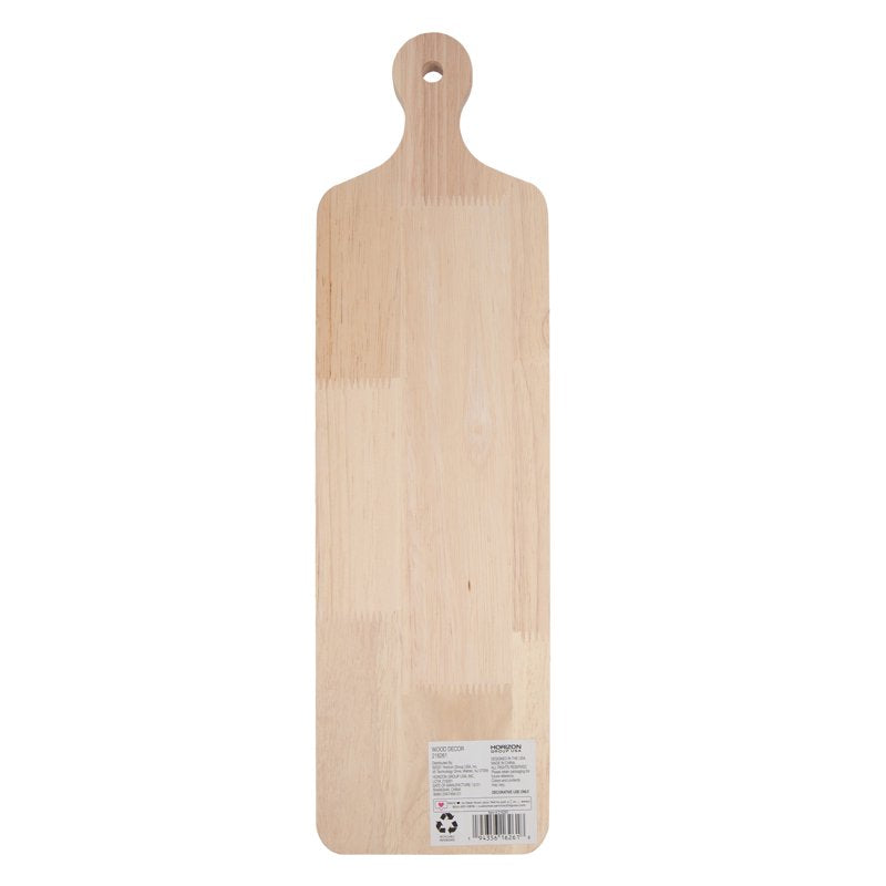 Customizable Long Wooden Board with Handle - 2 Pack