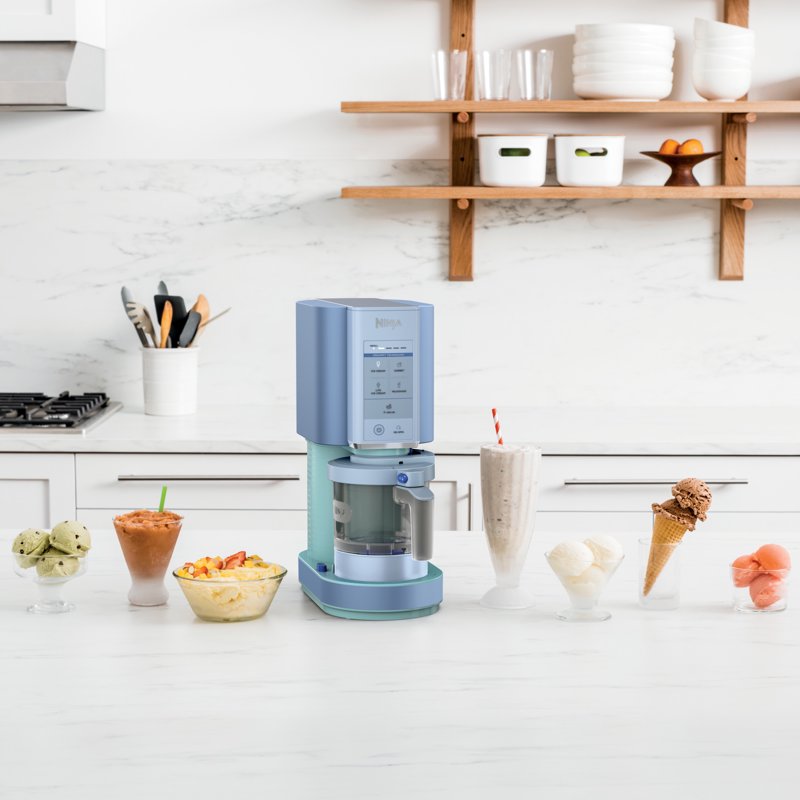 Ninja CREAMi Ice Cream Maker - 5-in-1, Blue, 2 Pint Containers