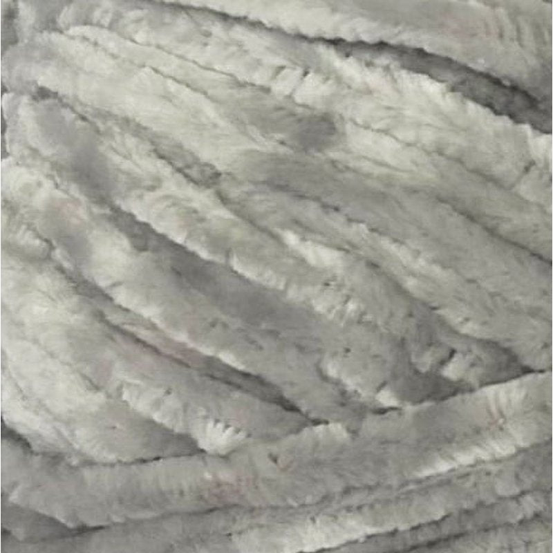 Velvety Yarn for Knitting & Crocheting - Grey, 315 Yards, Soft & Durable - Variation of Soft Silver