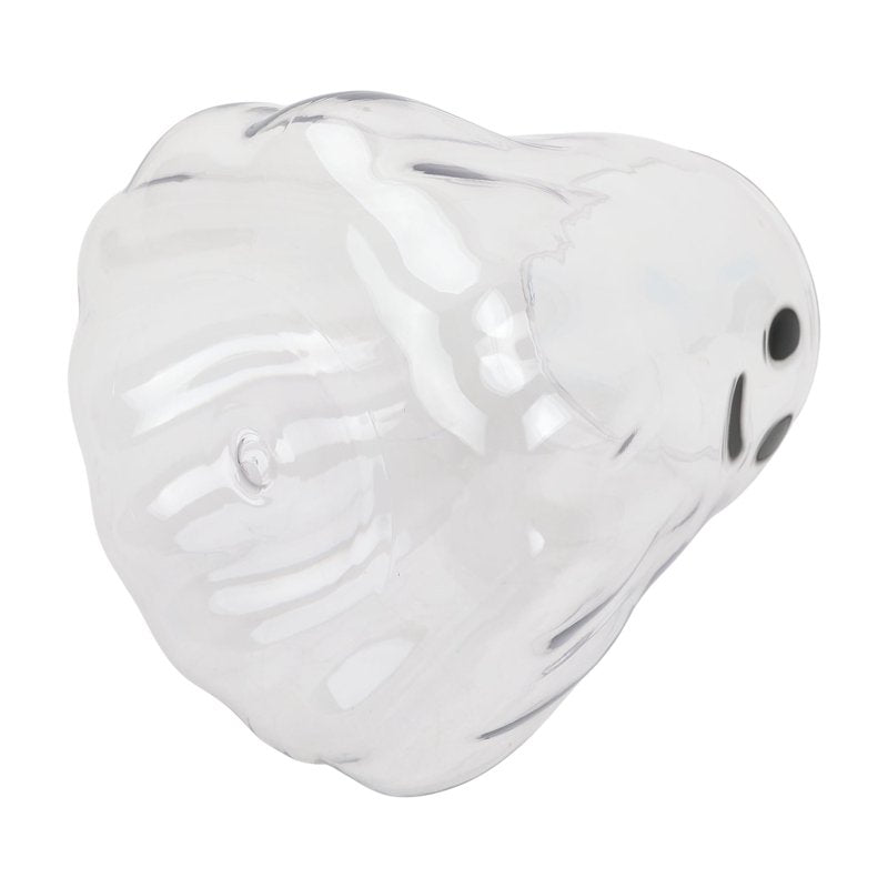 Halloween Iridescent Ghost Candy Bucket - 4.5 Qt Clear Acrylic Treat Holder