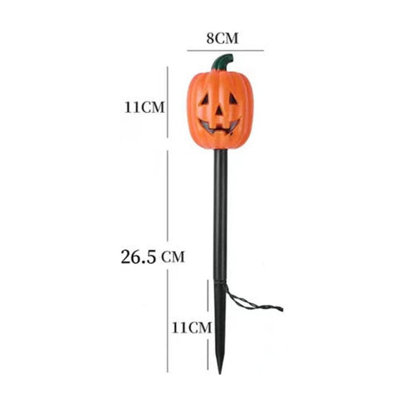 Halloween Solar Garden Stake Light Pumpkin Ghost Mummy with Waterproof Outdoor Design - Variation #319A