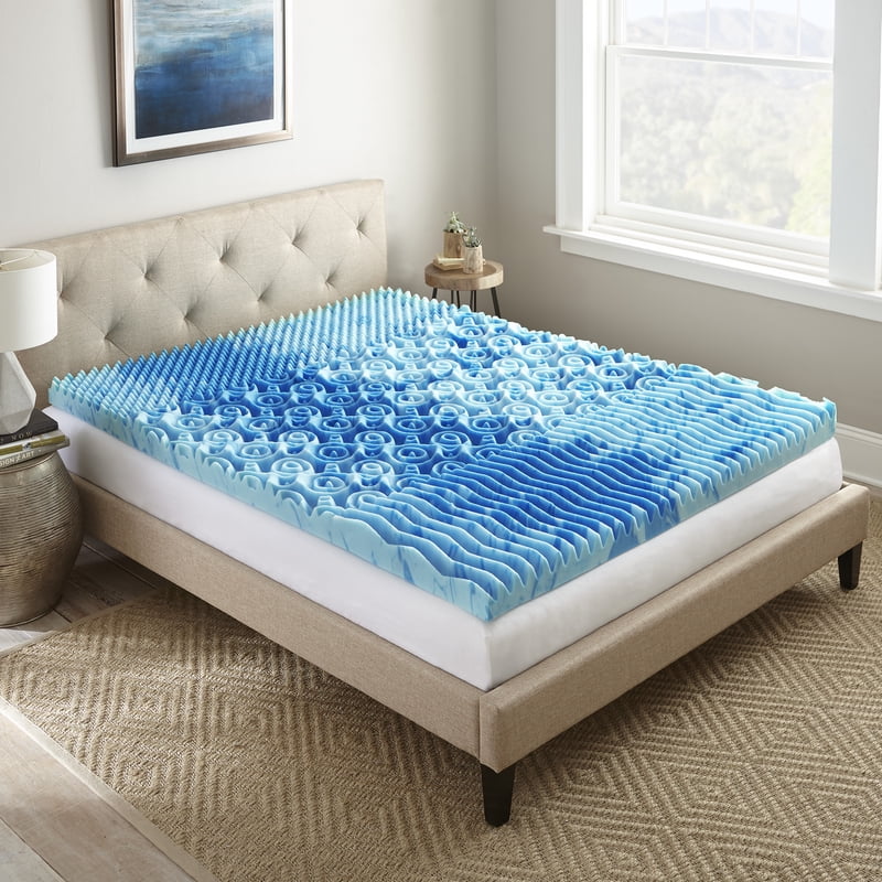 Boyd Sleep 3-Inch Cooling Gel Memory Foam Mattress Topper Full Size - Multi-Zone Support