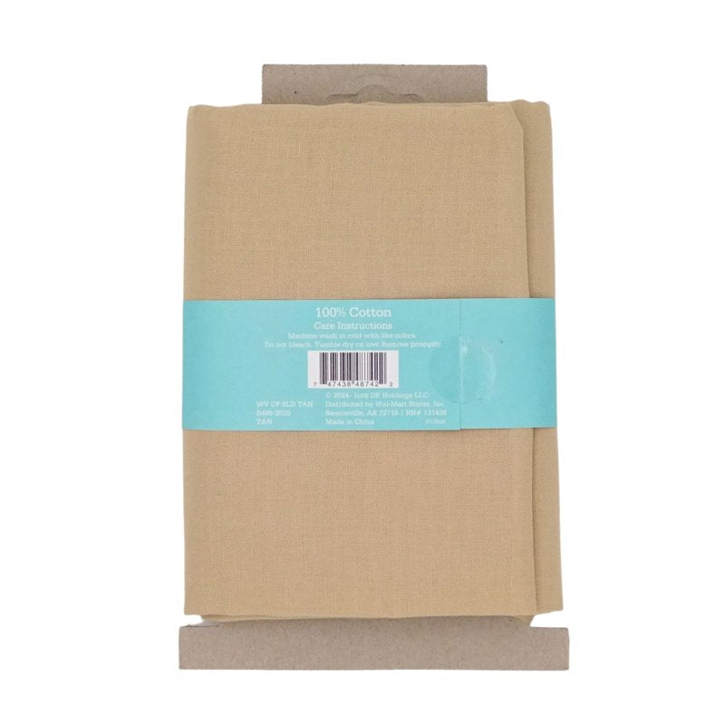 (3 Pack) Waverly Inspirations Tan 1 Yard Pre-Cut Cotton Fabric - Solid, 44-45" Wide