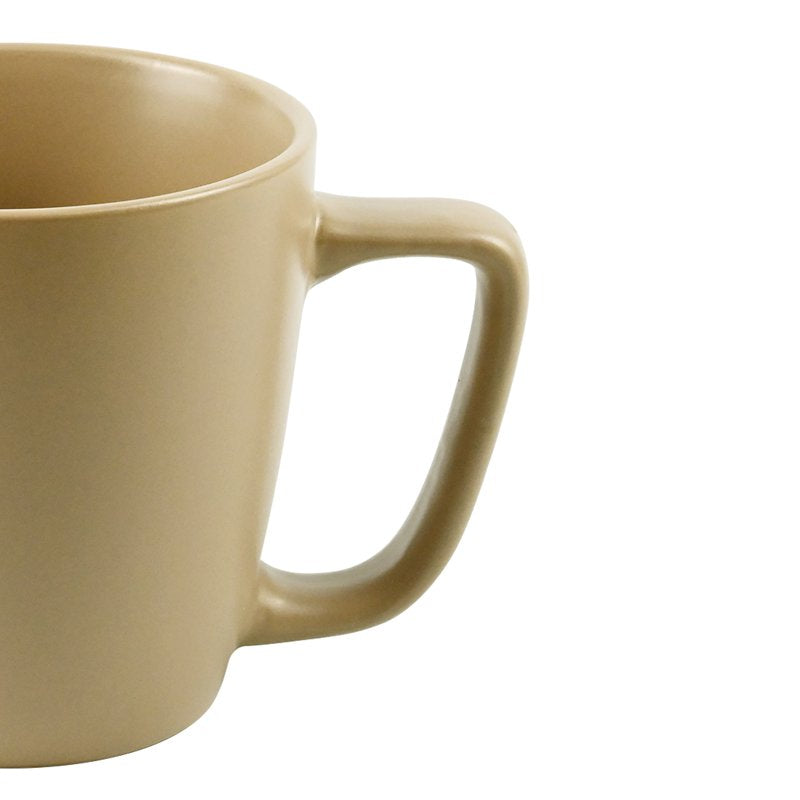 14 oz Matte Brown Ceramic Mug - 4 Pack