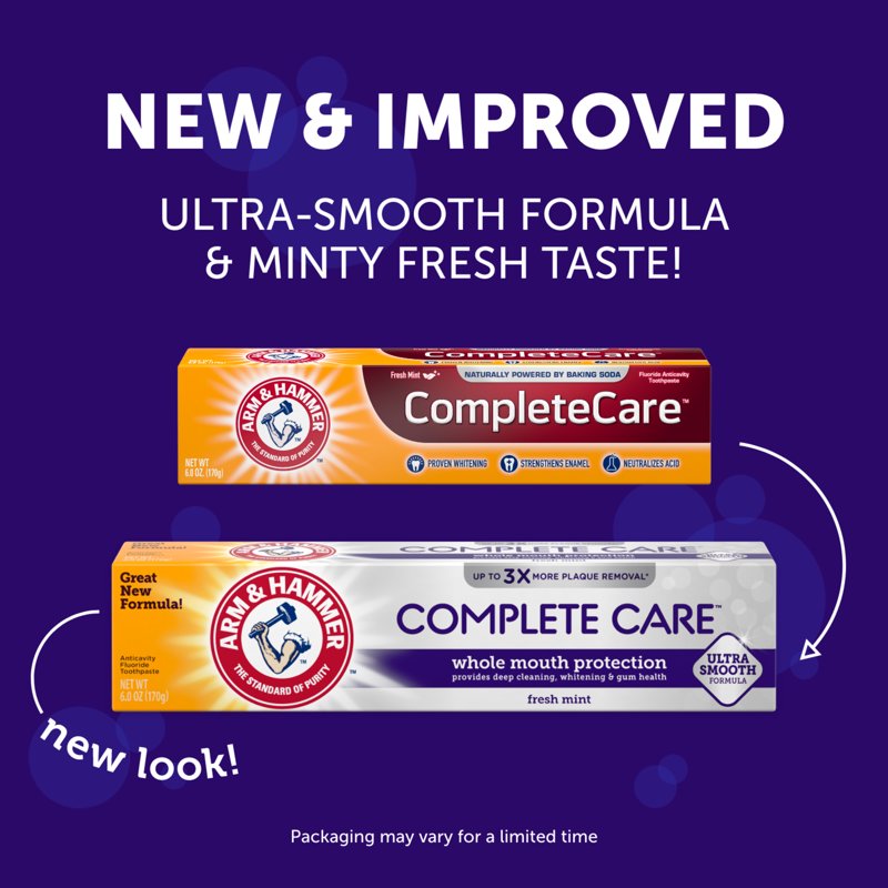 Complete Care Toothpaste - Fresh Mint Flavor, 6oz