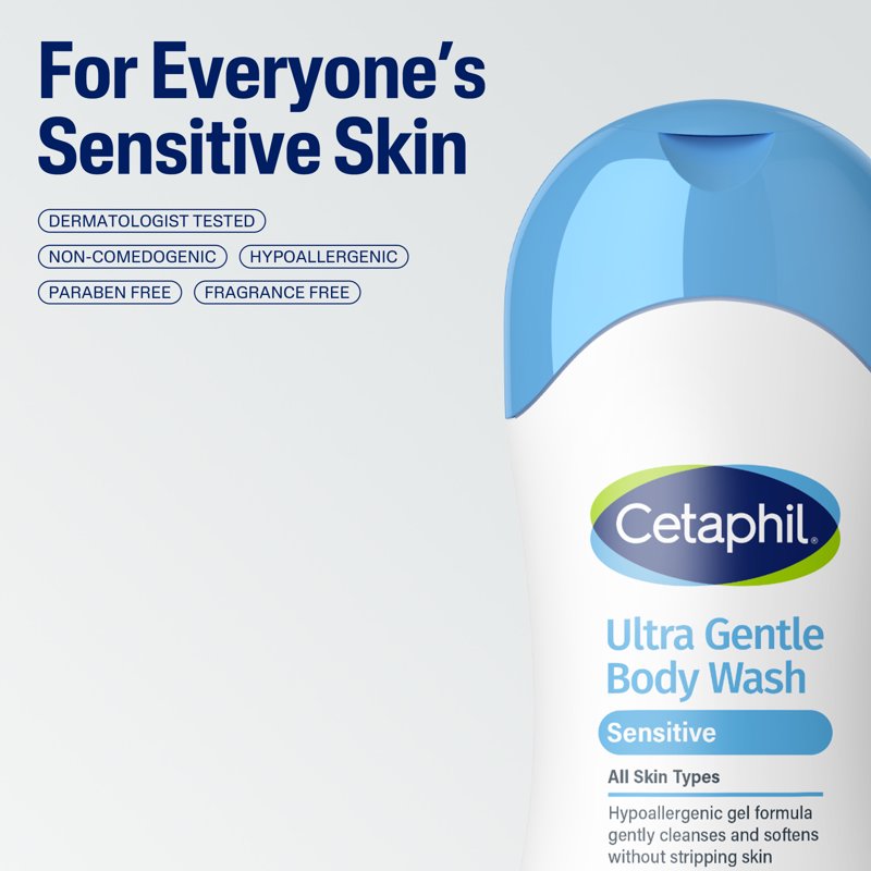 Ultra Gentle Body Wash for Sensitive Skin - 16.9 fl oz