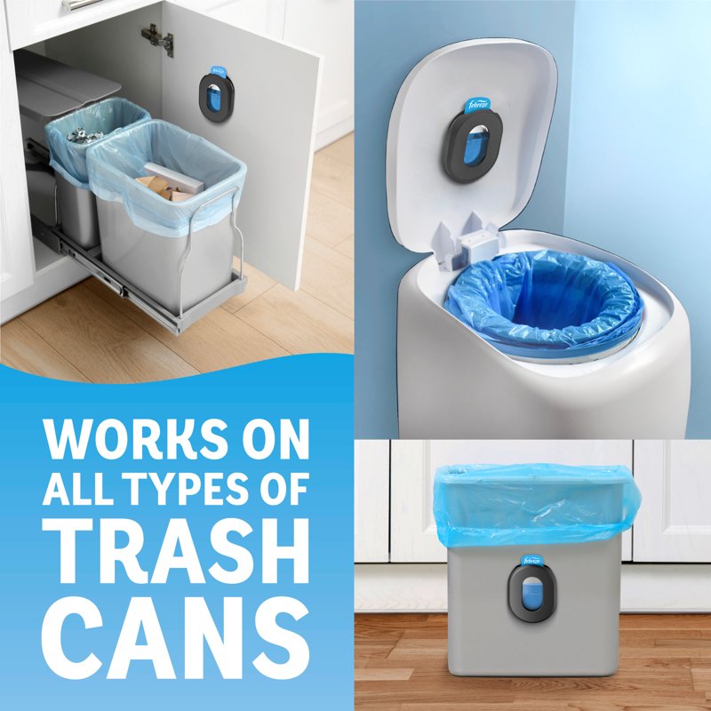 Trash Can Air Freshener - Linen & Sky Scent, 2 Refills