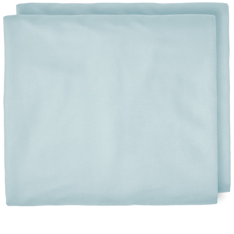 Twin Ultra-Soft Fitted Bed Sheets Set - Light Blue, 2 Pack