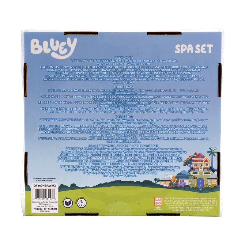 Cozy Time Bath Set for Kids - 6 Fun Bath Essentials