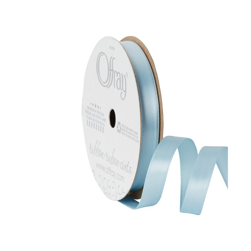 Powder Blue Satin Ribbon 3/8 Inch – 3 Pack, 18 Feet Each, Craft & Gift