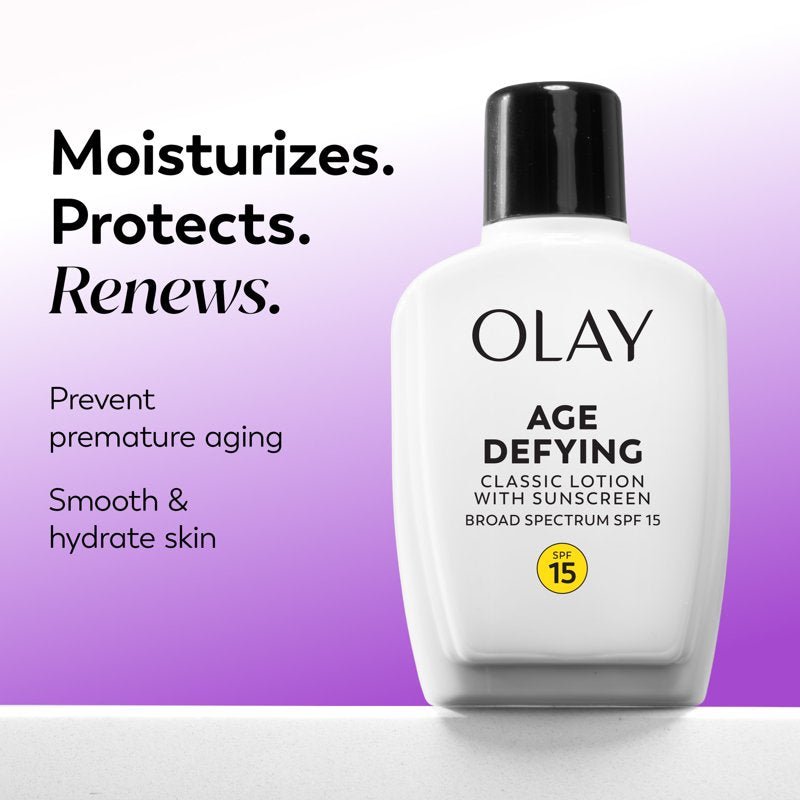 Daily Renewal Face Lotion with SPF 15, Vitamin E & Beta-Hydroxy Acid, 4 oz