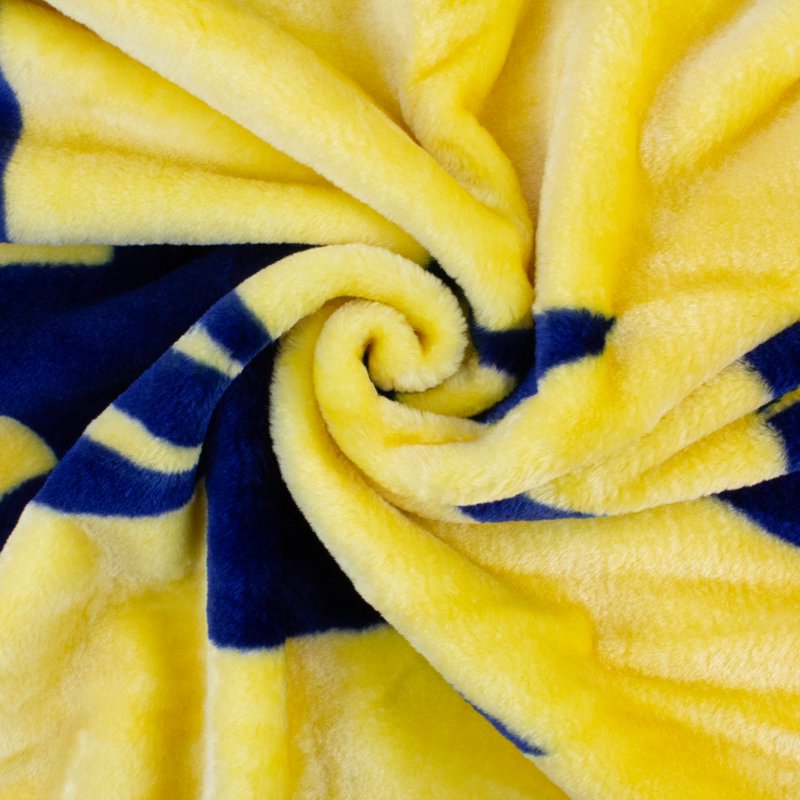 Michigan Wolverines Raschel Throw Blanket - 86x63 Inches College Covers Variation