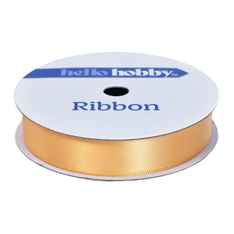 Yellow Gold Satin Ribbon - 6 Yards Craft & Gift Wrap Decoration