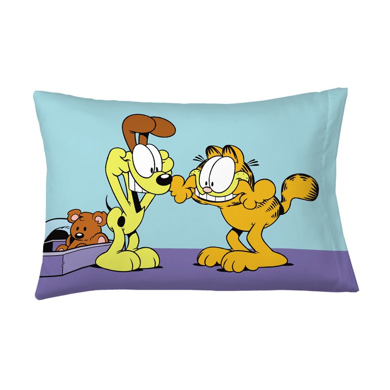 Garfield Kids Full Teal Blue Sheet Set - Microfiber Character Bedding