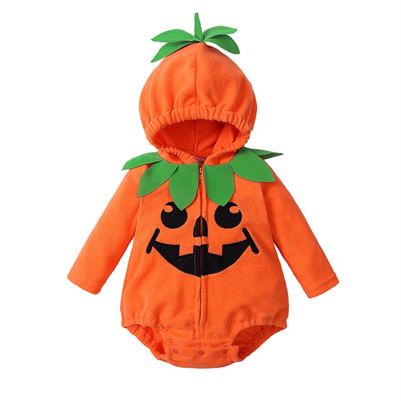 Unisex Toddler Pumpkin Costume 2-Piece Set for 18-24 Months Halloween Outfit