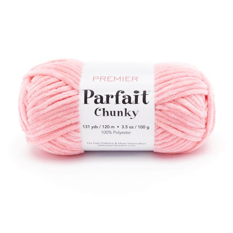 Chenille Yarn - Parfait Chunky 1150-14 Seaside, Soft, Machine Washable