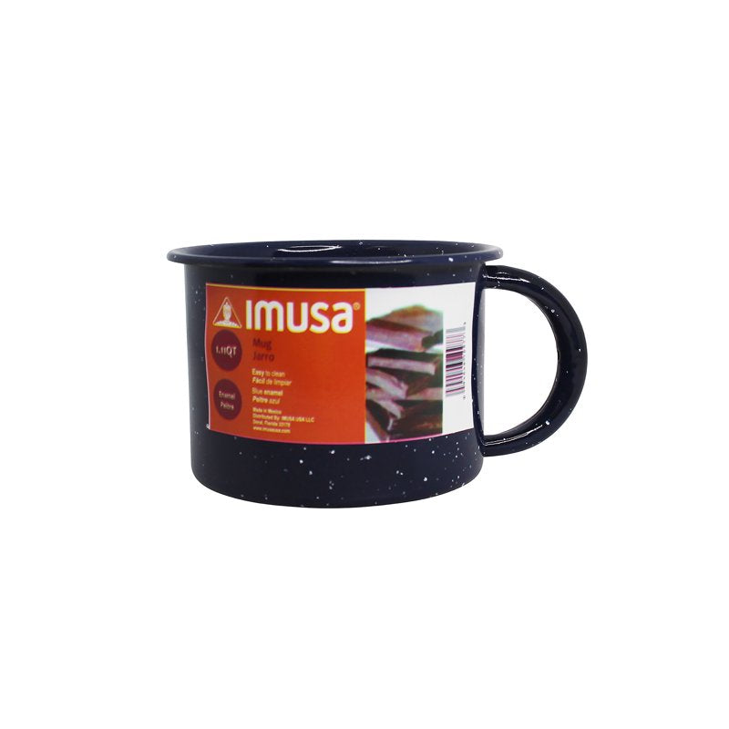 1.25qt Enamel Cooking Mug - Blue, Durable Steel Design