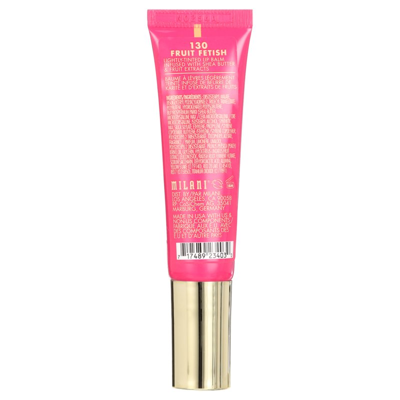 Fruit-Infused Moisturizing Lip Balm with Shea Butter - Tinted Hydrating Care