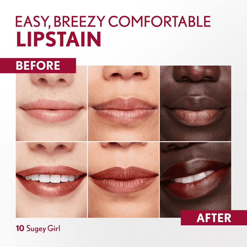 Long-Lasting Vegan Lip Stain Pen - Transfer-Proof Buildable Lip Color