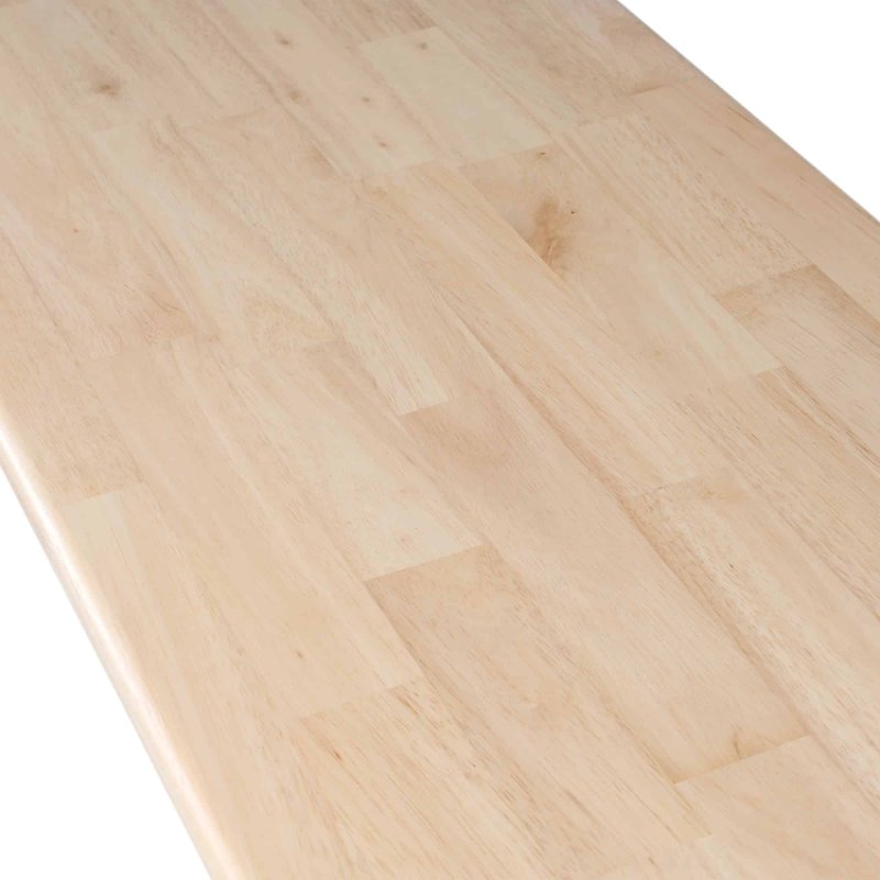 Backless Dining Bench in Blonde Oak Finish - Shaker Style