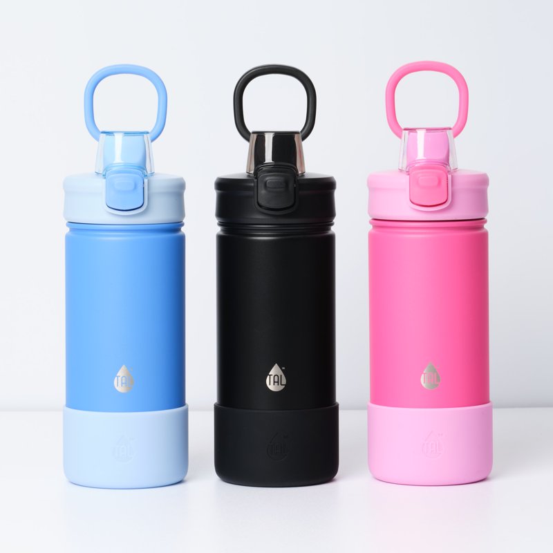 18oz Stainless Steel Ranger Push Water Bottle - Pink