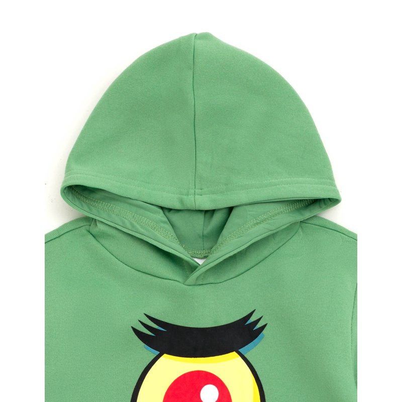 Men's Fleece Hoodie - SpongeBob Plankton Jade Green, Size L