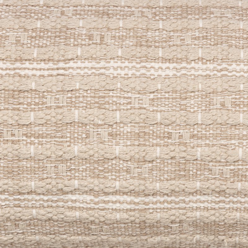 Chunky Woven Throw Pillow 20x20 Inch - Brown Square Cushion for Living Room