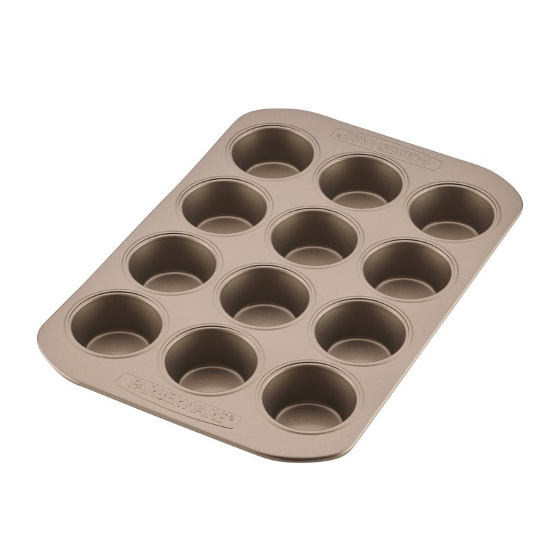 12-Cup Nonstick Muffin Pan - Mocha