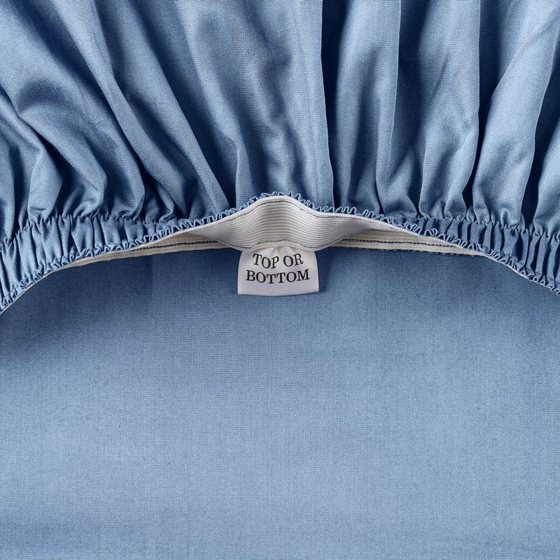 Better Homes & Gardens Blue Water Cotton Percale Sheet Set - Full, 300 TC
