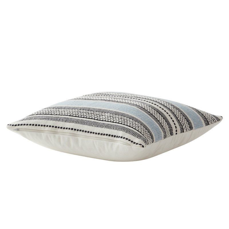 Blue Yarn Dye Stripe Decorative Pillow Cover - 18x18 Inches, Mainstays, Variation of THIS listing