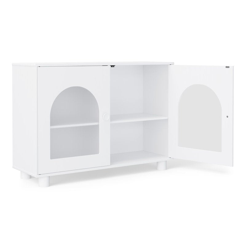 Kids Arched Storage Accent Cabinet with Acrylic Doors