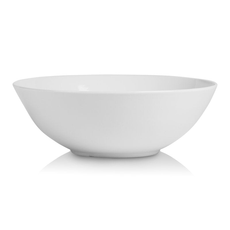 7.25" Ceramic Cereal Bowl Set of 12 - White Coupe