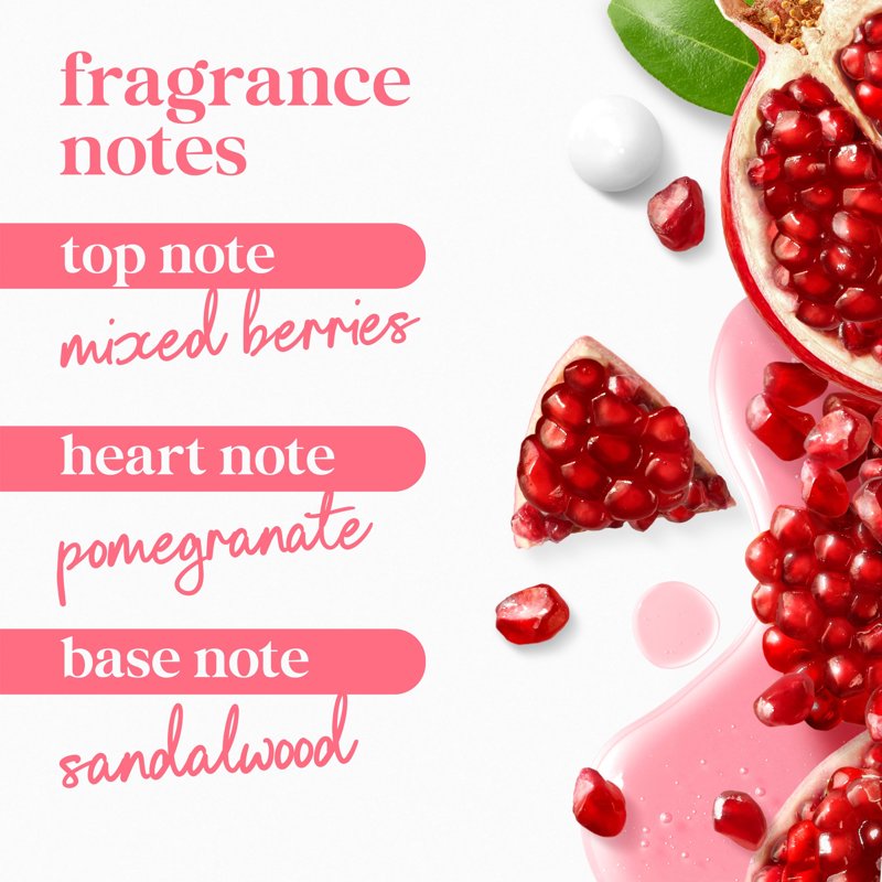 Moisturizing Body Wash with Pump - Pomegranate & Hibiscus - 30.6 fl oz