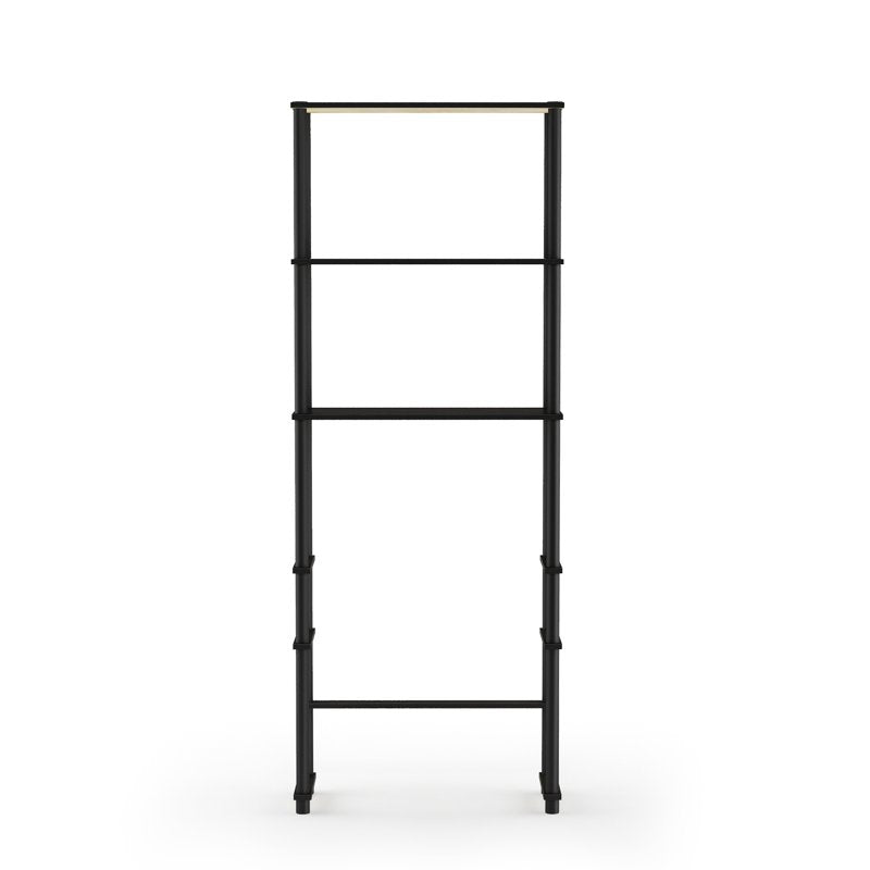 Furinno Turn-N-Tube Toilet Space Saver with 3 Shelves - Espresso