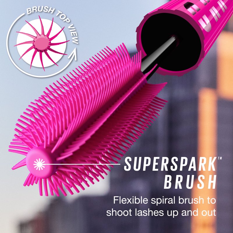 Volumizing Washable Mascara with Pro-Vitamin B5, 360° Flare Brush, 0.33 oz