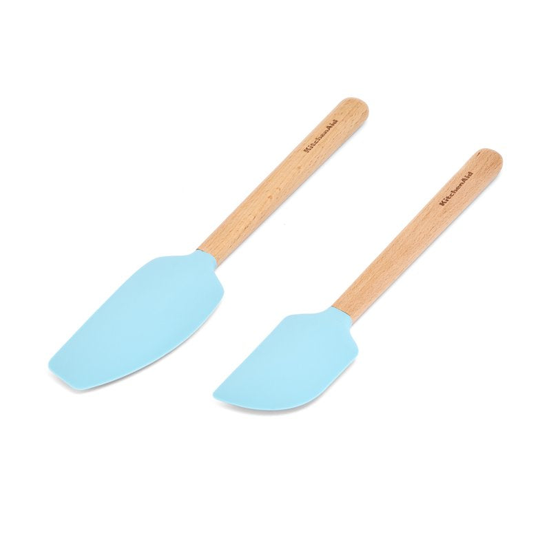 Silicone Mixing Spatula and Scraper Set - Mineral Water