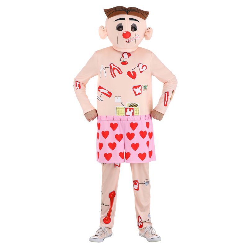 Men's Operation Game Costume XL - Fun Halloween Dress Up