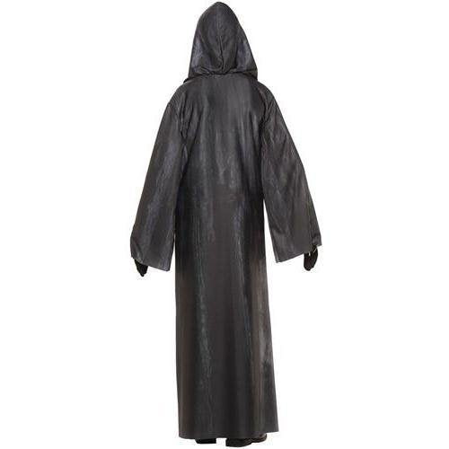 Men's Grim Reaper Halloween Costume Robe with Photoreal Digital Print