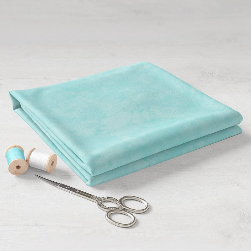 Create It Aqua Cotton Fat Quarter for Quilting & Sewing - 18x21 Inches - Single