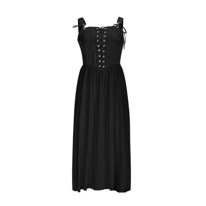 Women Lace Up Renaissance Dress S - Victorian Victorian Gothic Halloween Gown