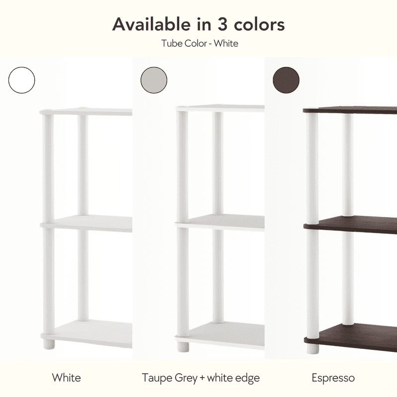 3-Tier Open Display Shelf Bookcase - Versatile Storage Solution