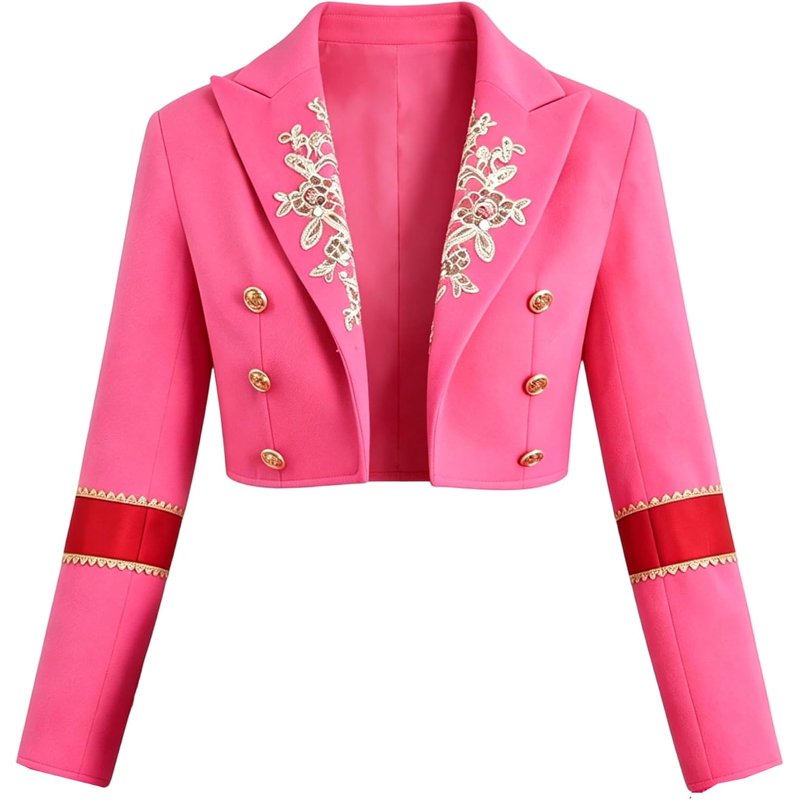 Pink Queen Heart Cosplay Costume Set for Adults - XS Variation Without Wig
