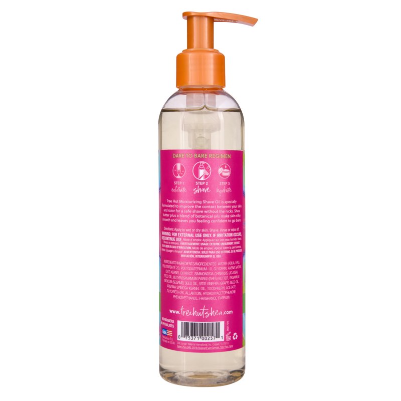 Hydrating Shave Oil for Women - Candy Cane Scented Moisturizing Gel-to-Oil