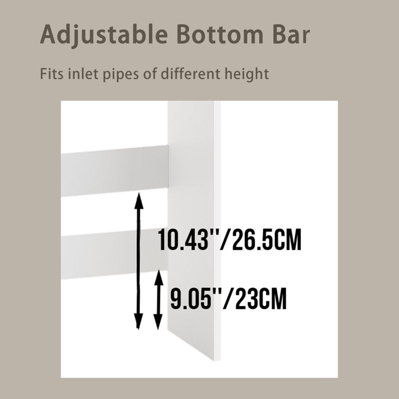 Over The Toilet Storage Cabinet with Adjustable Shelf - White Bathroom Organizer