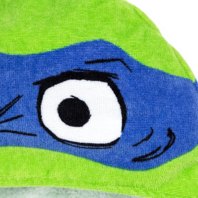 Teenage Mutant Ninja Turtles Kids Hooded Cotton Towel Wrap - Bath & Beach Use