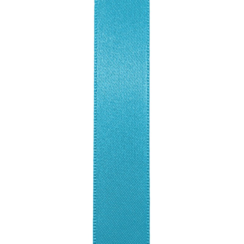 Turquoise Double Faced Satin Ribbon - 5/8" x 100 Yards, Craft & Wedding Trim