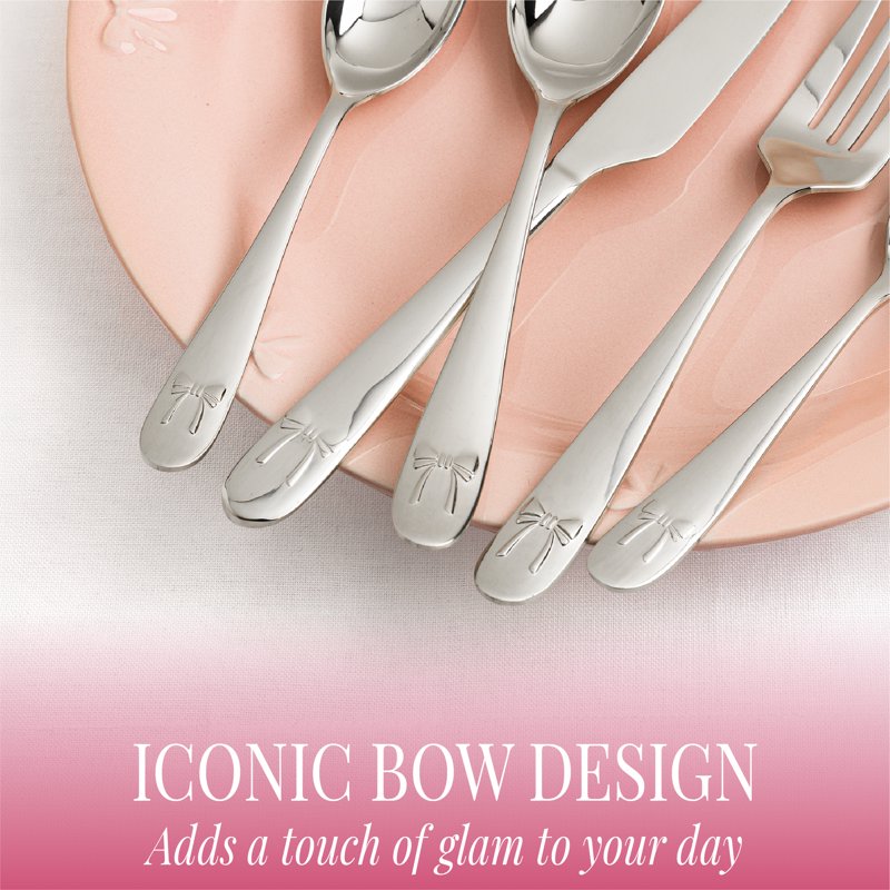 20-Piece Stainless Steel Flatware Set - Service for 4, Silver