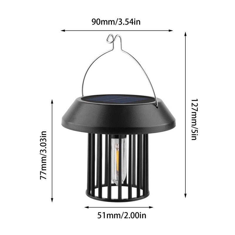 Solar Lanterns Outdoor Waterproof Hanging Garden Lights - Patio Yard Decor