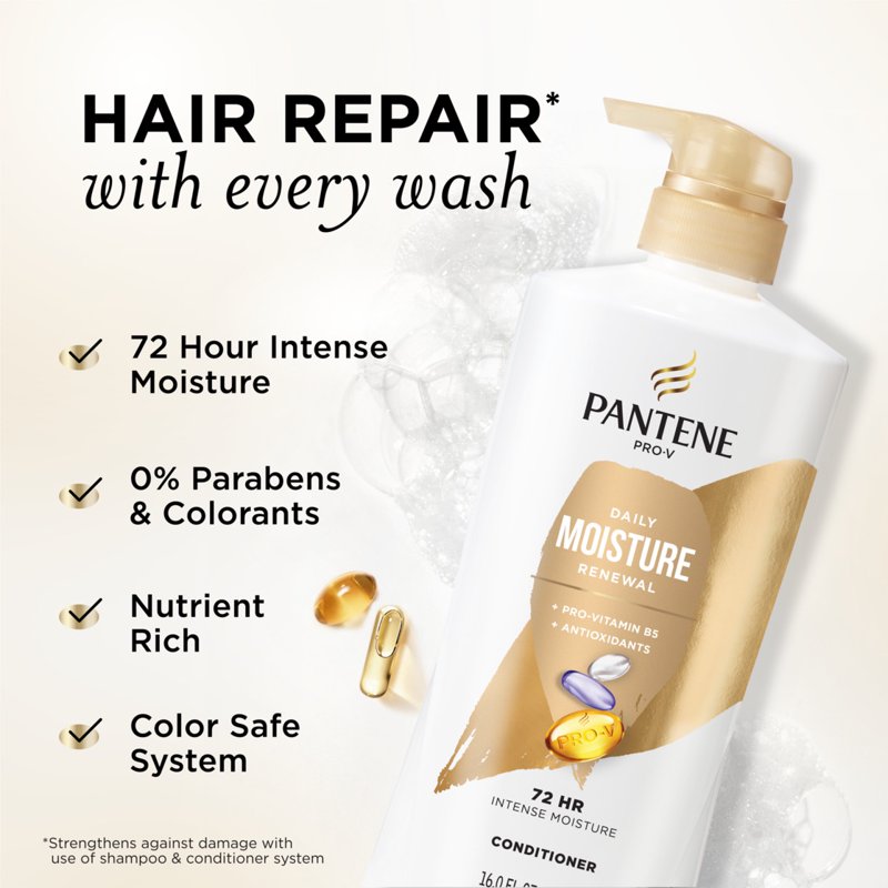 Daily Moisture Renewal Conditioner for Dry Hair, Pro-Vitamin B5, 16 fl oz