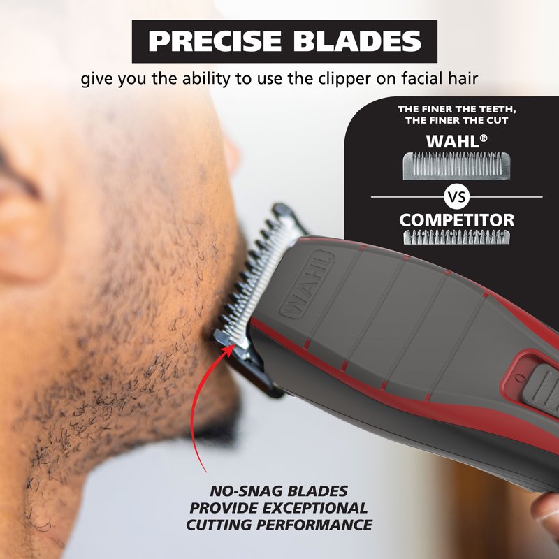 Cordless Hair Clipper for Men & Women - Rechargeable, Stainless Steel Blades